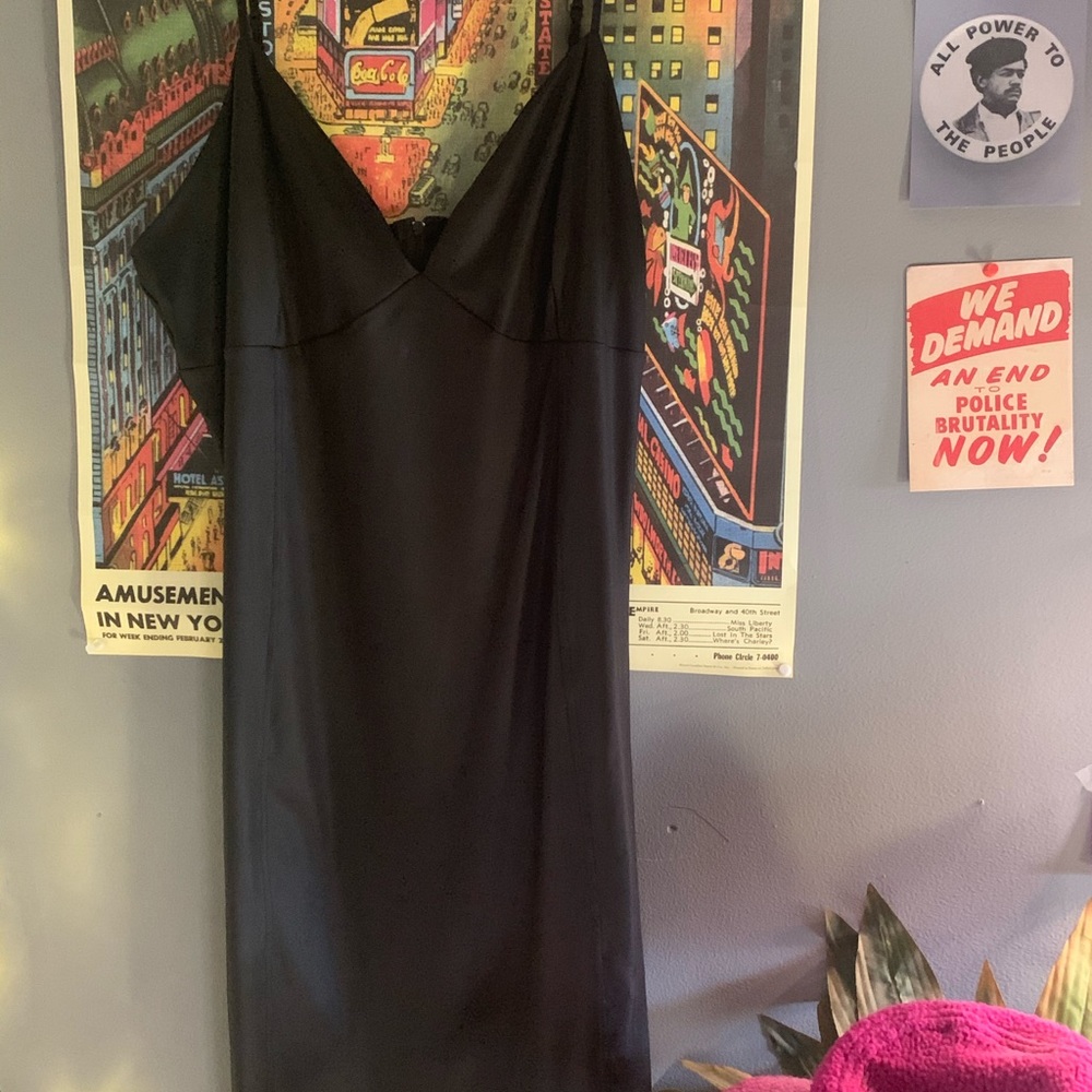 Sleek little black dress